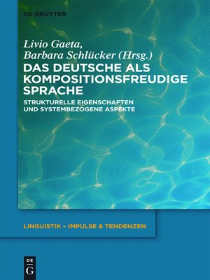 cover image of Das Deutsche als kompositionsfreudige Sprache
